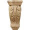 Ekena Millwork 5 1/4"W x 4 3/4"D x 12"H Medium Farmingdale Acanthus Corbel, Cherry COR05X04X12FRCH - alternate 3